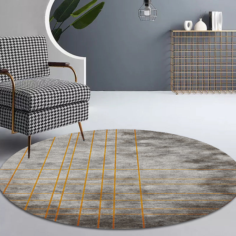 Colorful checkered rug Polyester Modern rug Washable Non-slip Pet-friendly area rug for the living room