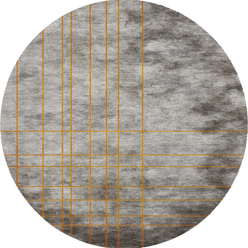 Colorful checkered rug Polyester Modern rug Washable Non-slip Pet-friendly area rug for the living room