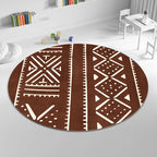 Geometric and striped pattern carpet polyester modern carpet washable non-slip pet-friendly carpet for the living room