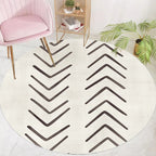 Geometric and striped pattern carpet polyester modern carpet washable non-slip pet-friendly carpet for the living room