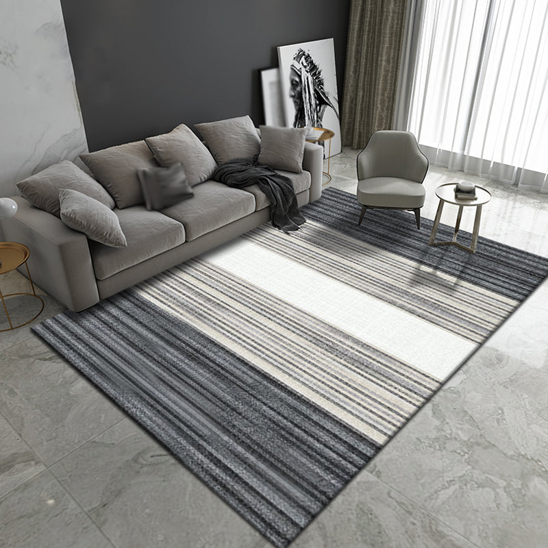 Multicolor Ombre Pattern Carpet Polyester Modern Carpet Washable Non-Slip Pet-Friendly Carpet for the Living Room