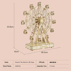 3D wooden model Ferris wheel to build yourself