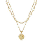 Golden Initial Necklaces for Women