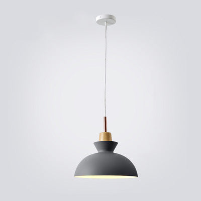 AuroraLite Nordic Pendant Light | Metal Design | 1-Light | Modern Color Options