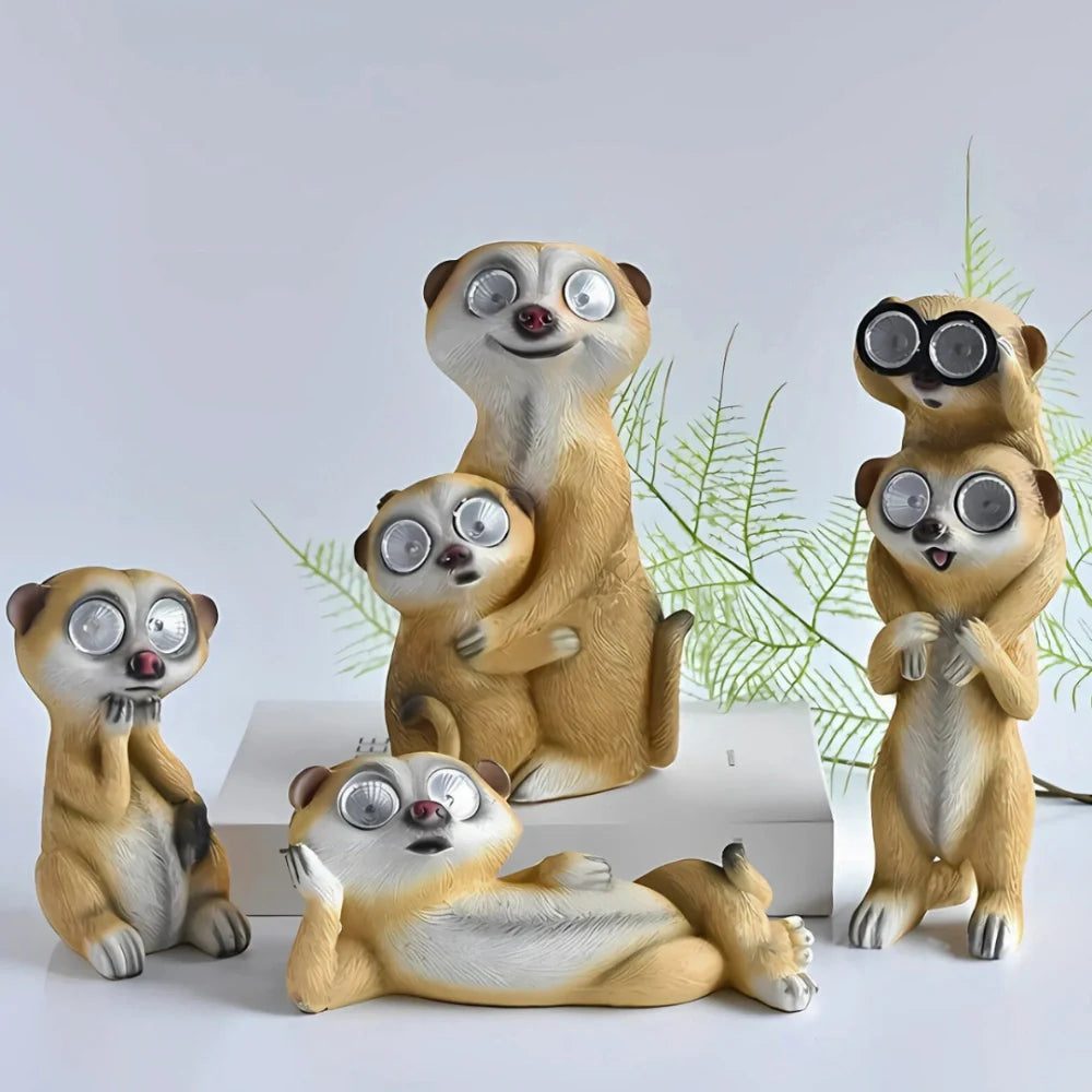 SolarKats Meerkat Light Figures