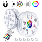 Underwater LED light with remote control – RGB multicolor pool lighting for bathrooms and ponds