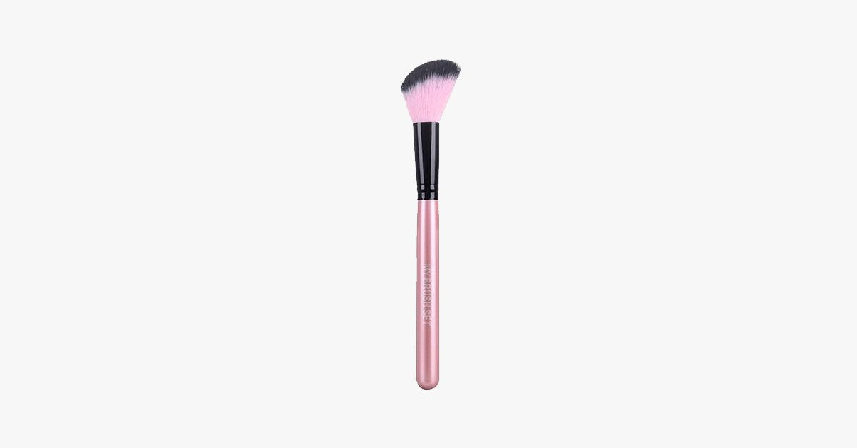 Precision Angled Contour Brush - Provides Professional Contouring and Coverage
