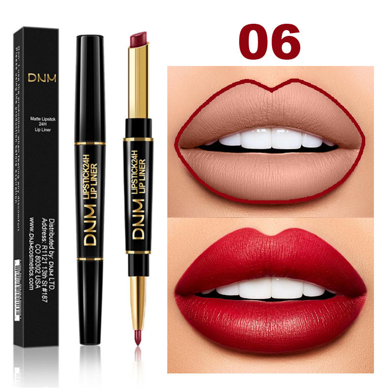 Lip liner and lip stick 2 in 1