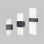 LumaZen Solar LED Wall Lamp | Weatherproof | Solar Powered Outdoor Lighting | Garden & Patio Decor