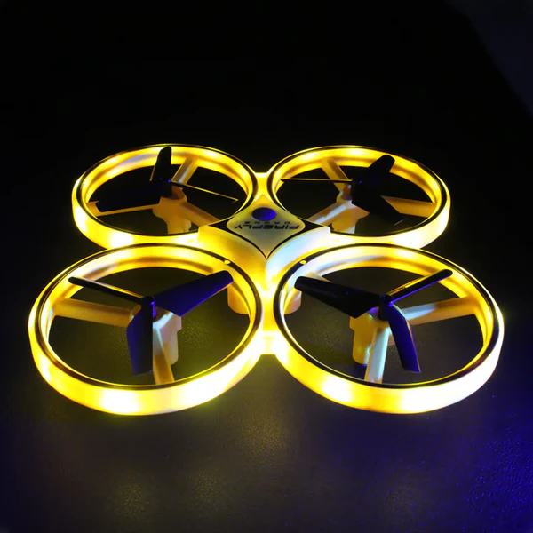 Hand Controlled Drone with LED Lights & Gesture Control
