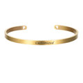 Stainless Steel Bracelet with Engraving for Individual Elegance