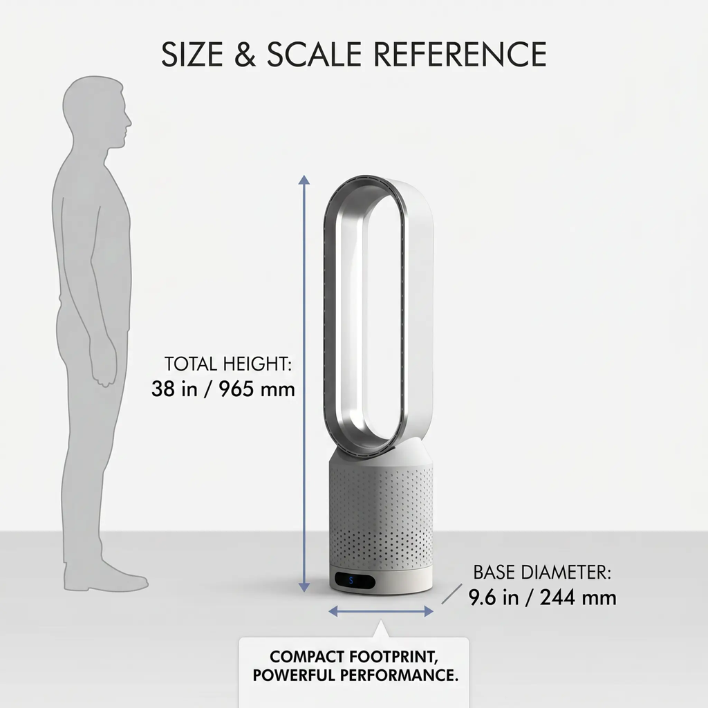 AirPure Pro – 3-in-1 Air Cooler with UV Purification & Ioniser | 6L Portable Cooling Fan
