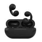 Bone conduction headphones with clip for the ear, wireless