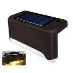 Waterproof Stair Solar Lights for Outdoors (4 pieces)