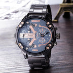 Stainless Steel Chronograph Quartz Watch