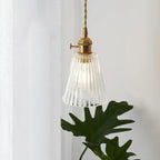 OpulentGlow Pendant – Elegant Glass Hanging Lamp