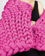 Knitted Asymmetrical Women's Sweater