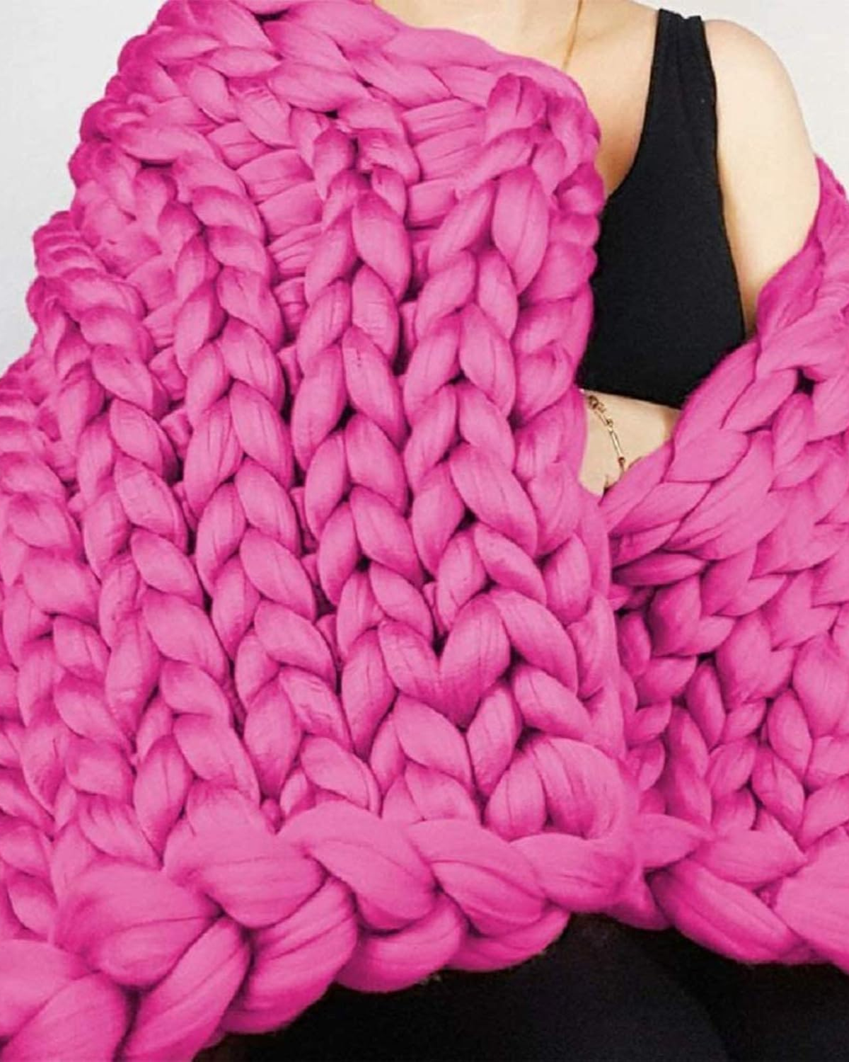 Knitted Asymmetrical Women's Sweater