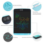 Partially erasable LCD writing board