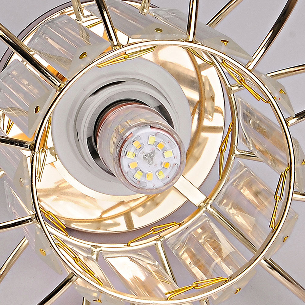 Pendant Light Black Glass Globe Ceiling Fixture