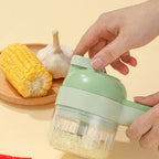 4-in-1 Electric Kitchen Package includes chopper and cutting tool