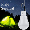 Solar lamp with solar panel – Energy-saving LED lamp for indoor and outdoor use