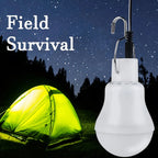 Solar lamp with solar panel – Energy-saving LED lamp for indoor and outdoor use