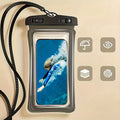 Waterproof Phone Case with Neck Strap for Beach and Travel – Durable PVC Smartphone Case for 20-32 cm Devices