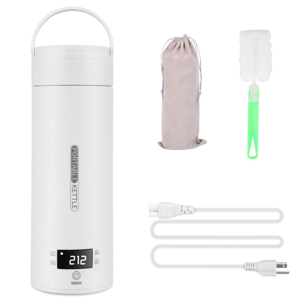 17Oz Stainless Steel Travel Electric Kettle with 4 Temperature Presets