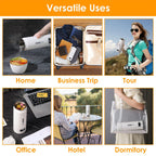 17Oz Stainless Steel Travel Electric Kettle with 4 Temperature Presets