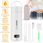 17Oz Stainless Steel Travel Electric Kettle with 4 Temperature Presets