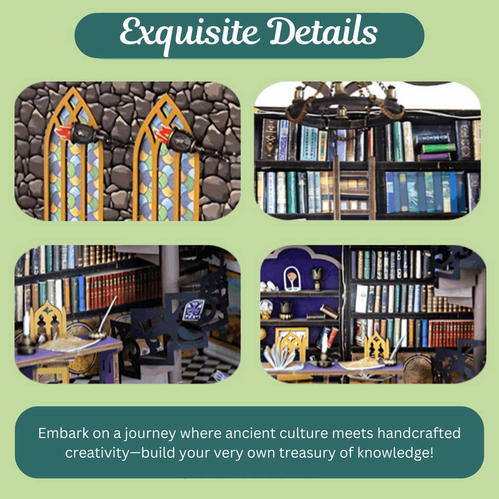 Ancient Library DIY Book Nook Kit