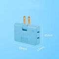 180 Rotating 3 Way Flat Wall Outlet