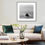 Dark Photography Seascape Art Print Textured Contemporary Living Room Furniture Wall Decor