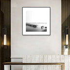 Dark Photography Seascape Art Print Textured Contemporary Living Room Furniture Wall Decor