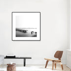 Dark Photography Seascape Art Print Textured Contemporary Living Room Furniture Wall Decor