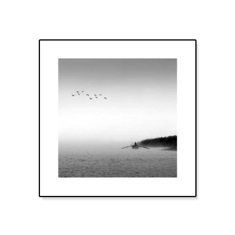 Dark Photography Seascape Art Print Textured Contemporary Living Room Furniture Wall Decor
