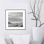 Dark Photography Seascape Art Print Textured Contemporary Living Room Furniture Wall Decor