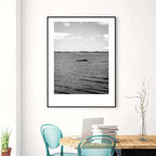 Gray Tropical Canvas Wall Art Photography Landscape Print Wall Decor for the Dining Room