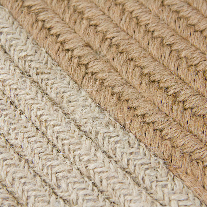Rustic Solid Color Rug Brown Sisal Carpet Non-Slip Back Washable Pet-Friendly Area Rug for Home