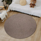 Simple rustic carpet wool plain carpet machine washable pet-friendly non-slip carpet for the bedroom