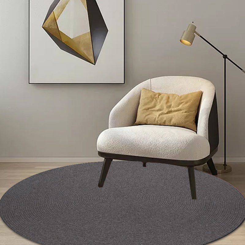 Simple rustic carpet wool plain carpet machine washable pet-friendly non-slip carpet for the bedroom