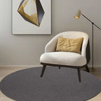 Simple rustic carpet wool plain carpet machine washable pet-friendly non-slip carpet for the bedroom