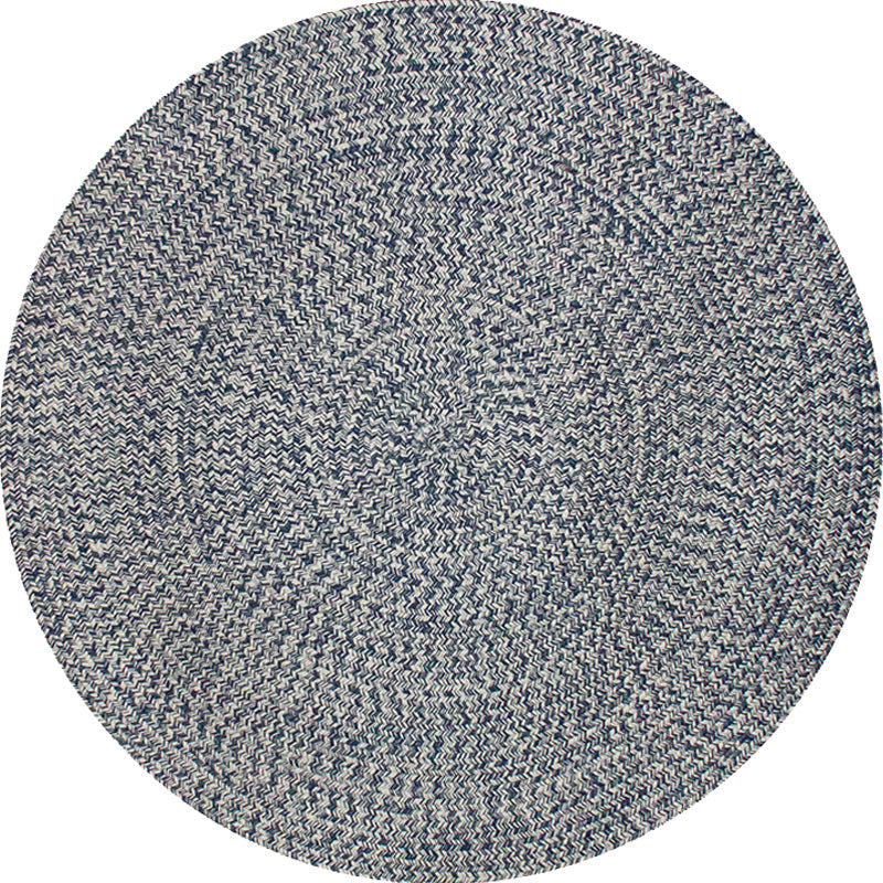 Rustic Solid Area Rug Polypropylene Rug Non-Slip Back Washable Pet-Friendly Carpet for Home