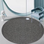 Rustic Solid Area Rug Polypropylene Rug Non-Slip Back Washable Pet-Friendly Carpet for Home