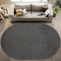Solid Color Carpet Polypropylene Country Carpet Washable Non-Slip Pet Friendly Area Rug for Living Room
