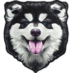 Creative Brown Contemporary Carpet Polyester Dog Pattern Rug Washable Pet Friendly Non-Slip Carpet for Kids Room