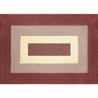 Unique Rustic Floor Mat Cotton Geometric Pattern Rug Washable Pet Friendly Non-Slip Carpet for Living Room