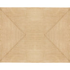 Brown simple rug jute rural rug washable non-slip pet-friendly rug for the living room