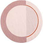 Creative Abstract Carpet Red and Pink Modernism Carpet Polyester Pet Friendly Washable Non-Slip Area Rug for Bedroom